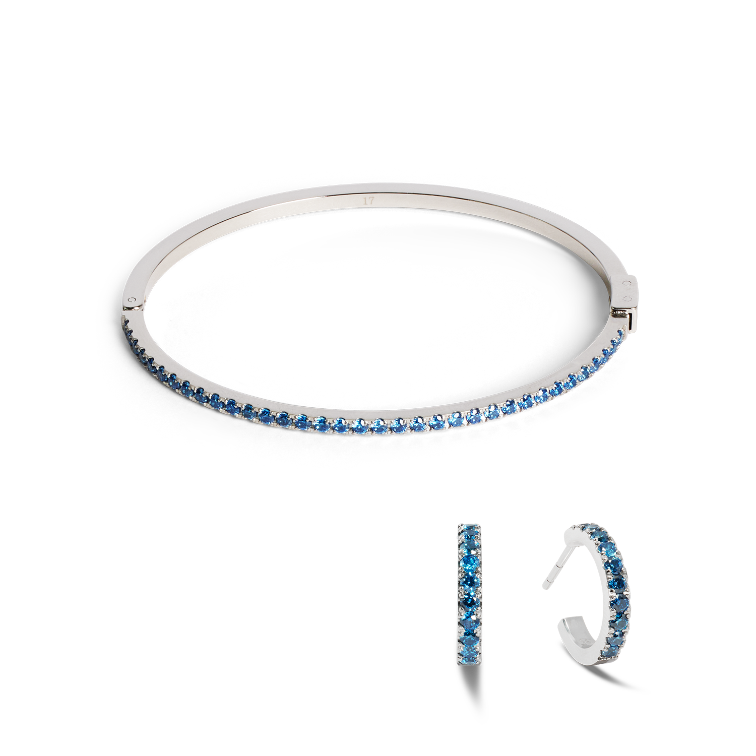 Creole Eternal Love mini argento-blu