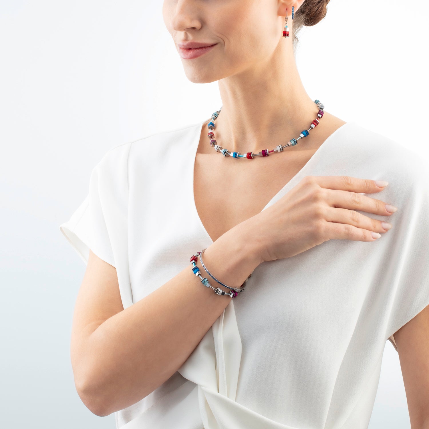 Bracciale Eternal Love argento-blu