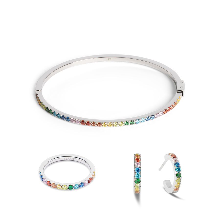 Bracciale Eternal Love argento-multicolore