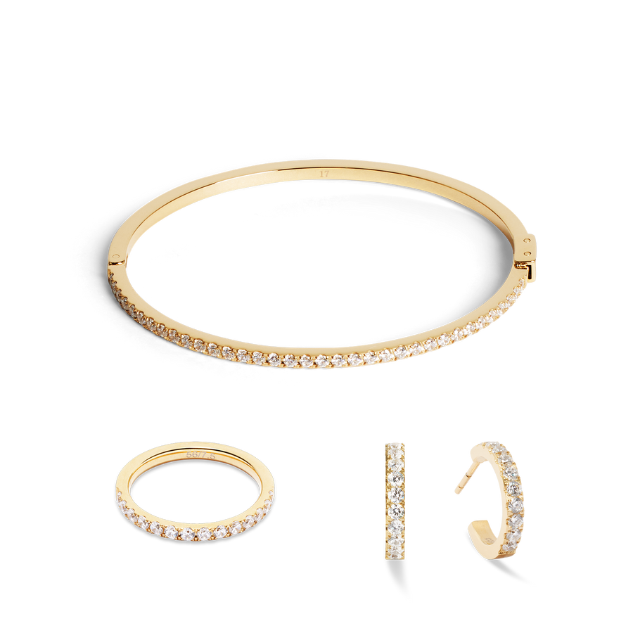 Bracciale Eternal Love oro-cristallo