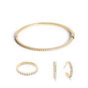 Bracciale Eternal Love oro-cristallo