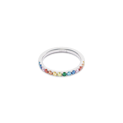 Anello Eternal Love argento-multicolore