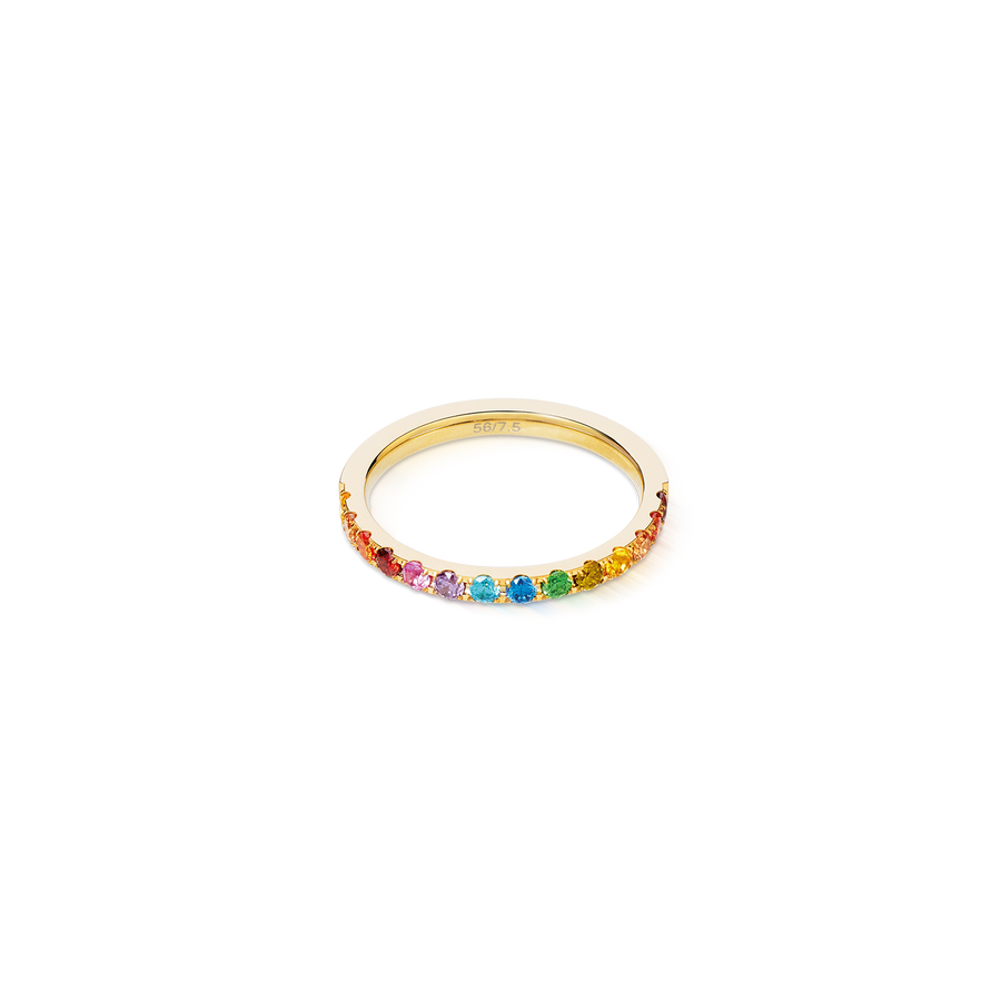 Anello Eternal Love oro-rainbow