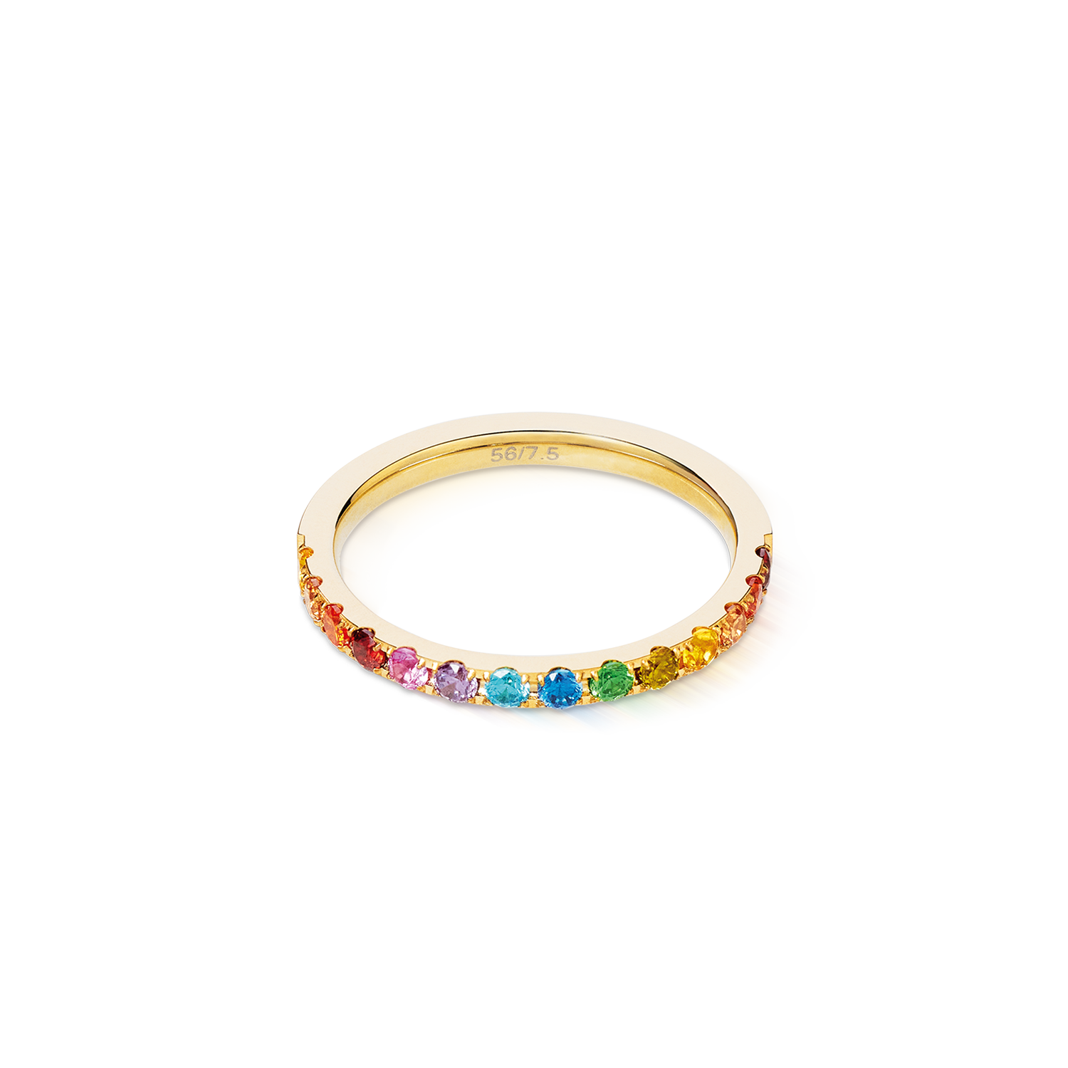 Anello Eternal Love oro-rainbow