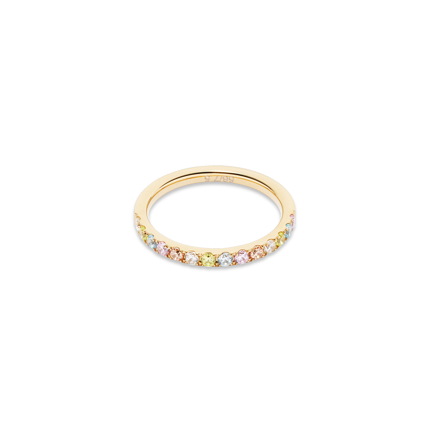 Anello Eternal Love oro-multicolore pastello