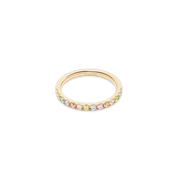 Anello Eternal Love oro-multicolore pastello