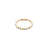 Anello Eternal Love oro-multicolore pastello