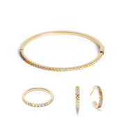 Anello Eternal Love oro-multicolore pastello