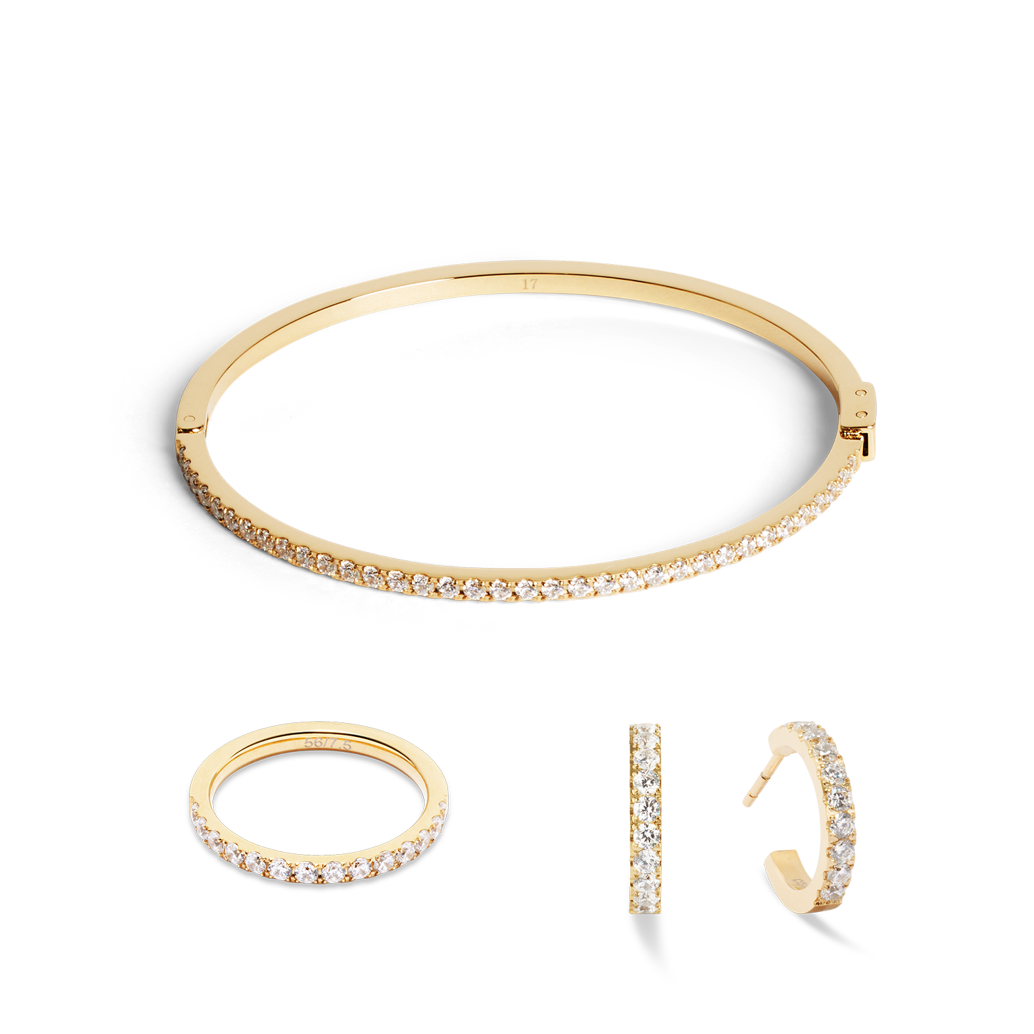 Anello Eternal Love oro-cristallo