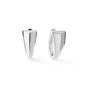 EAR ME UP Creole Tapered Argento