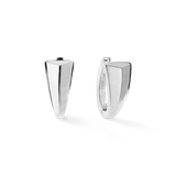 EAR ME UP Creole Tapered Argento