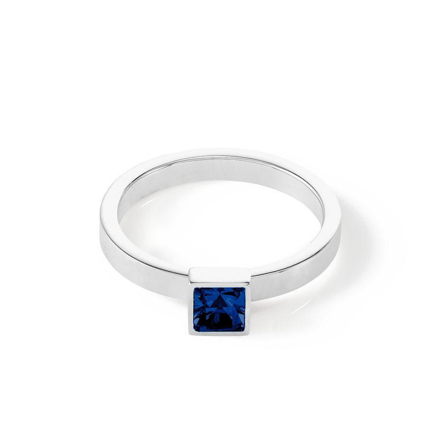 Brilliant Square small anello argento montana