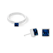 Brilliant Square small anello argento montana