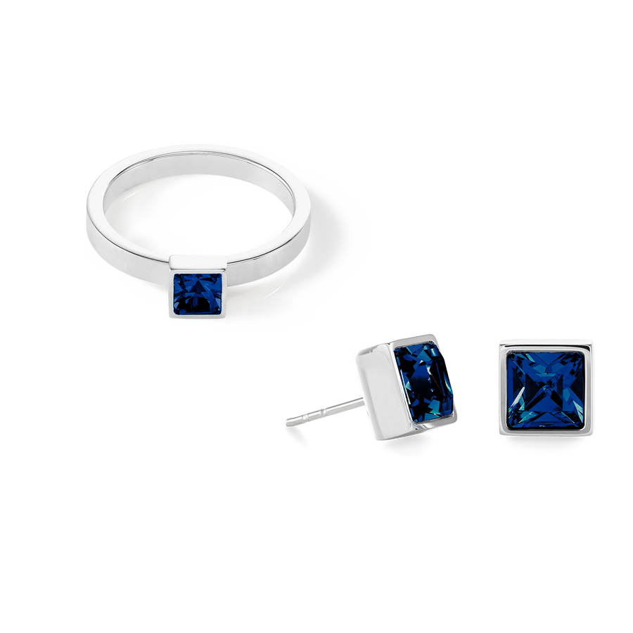 Brilliant Square small anello argento montana