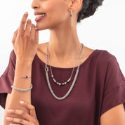 Collana Mesh Chain argento
