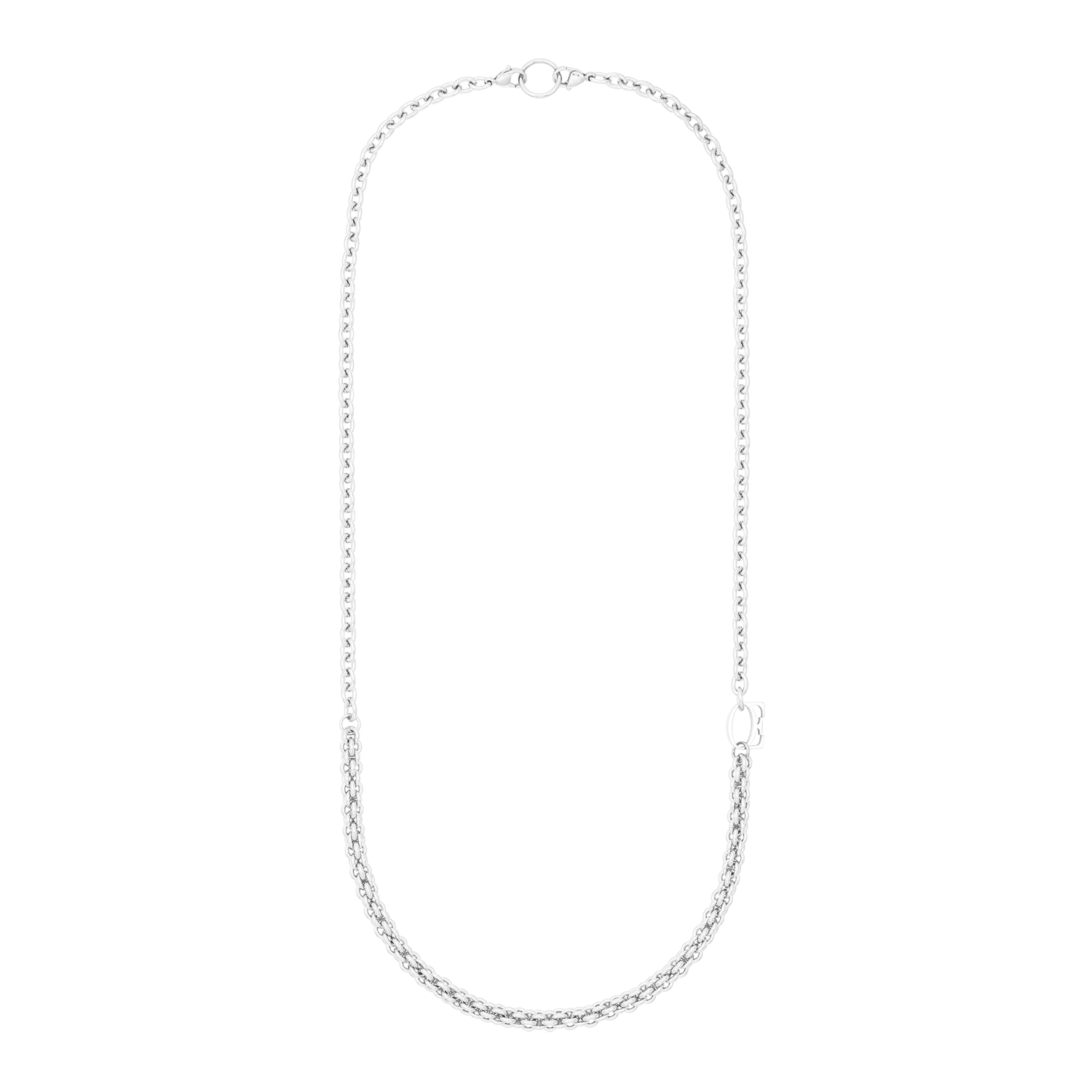 Collana Mesh Chain argento