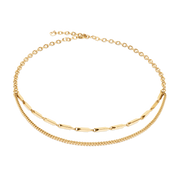Collana Twisted Layers oro