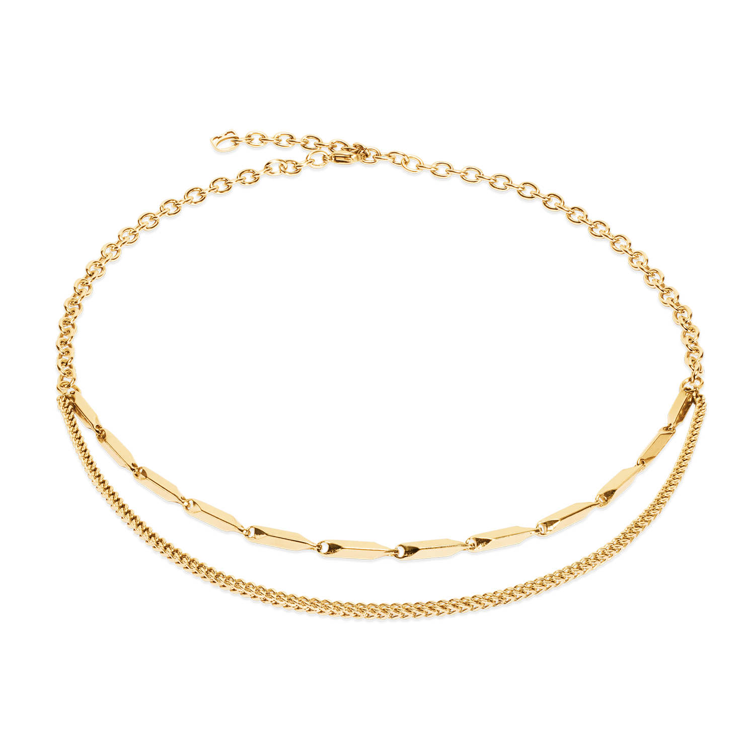 Collana Twisted Layers oro