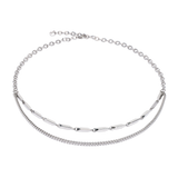 Collana Twisted Layers argento