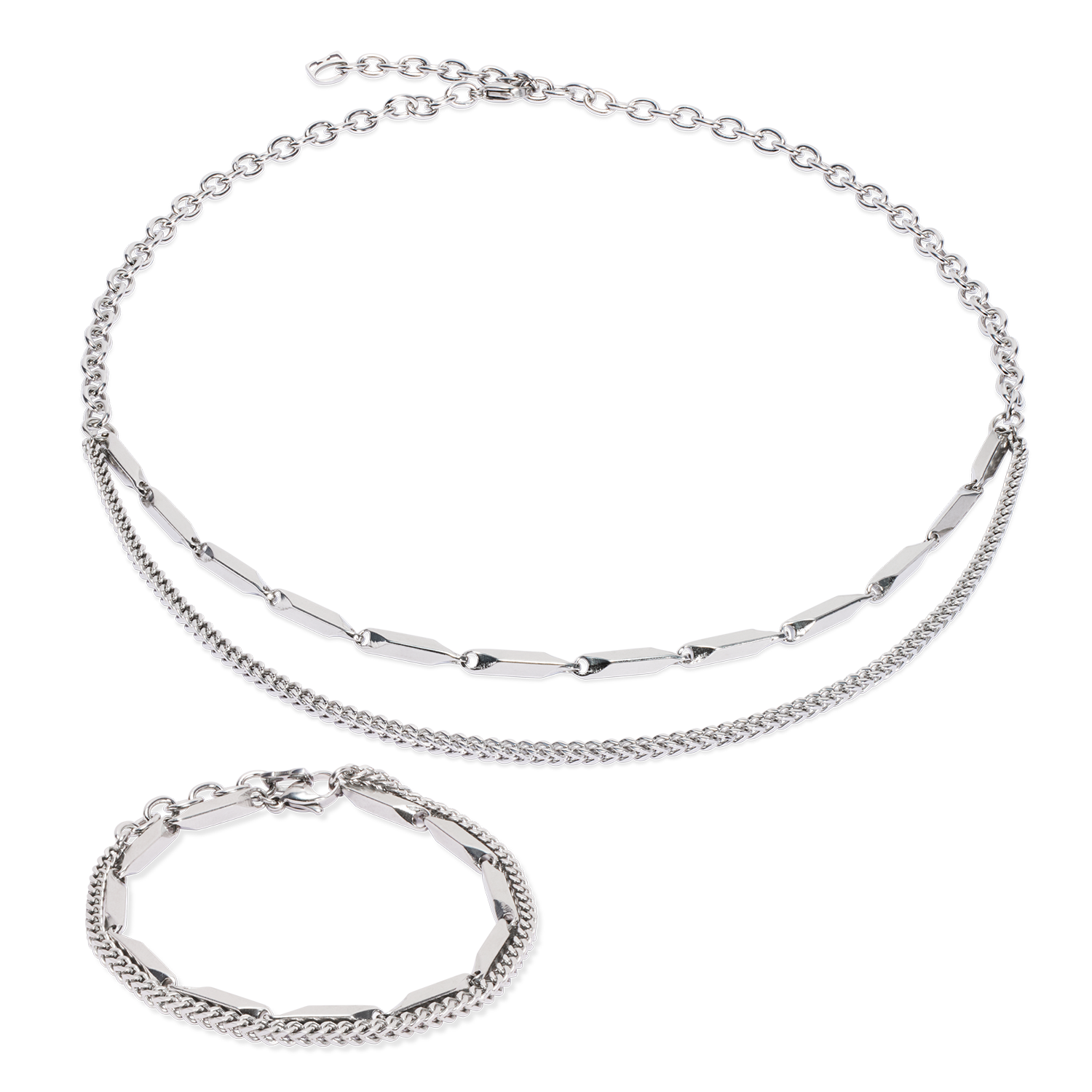 Bracciale Twisted Layers argento