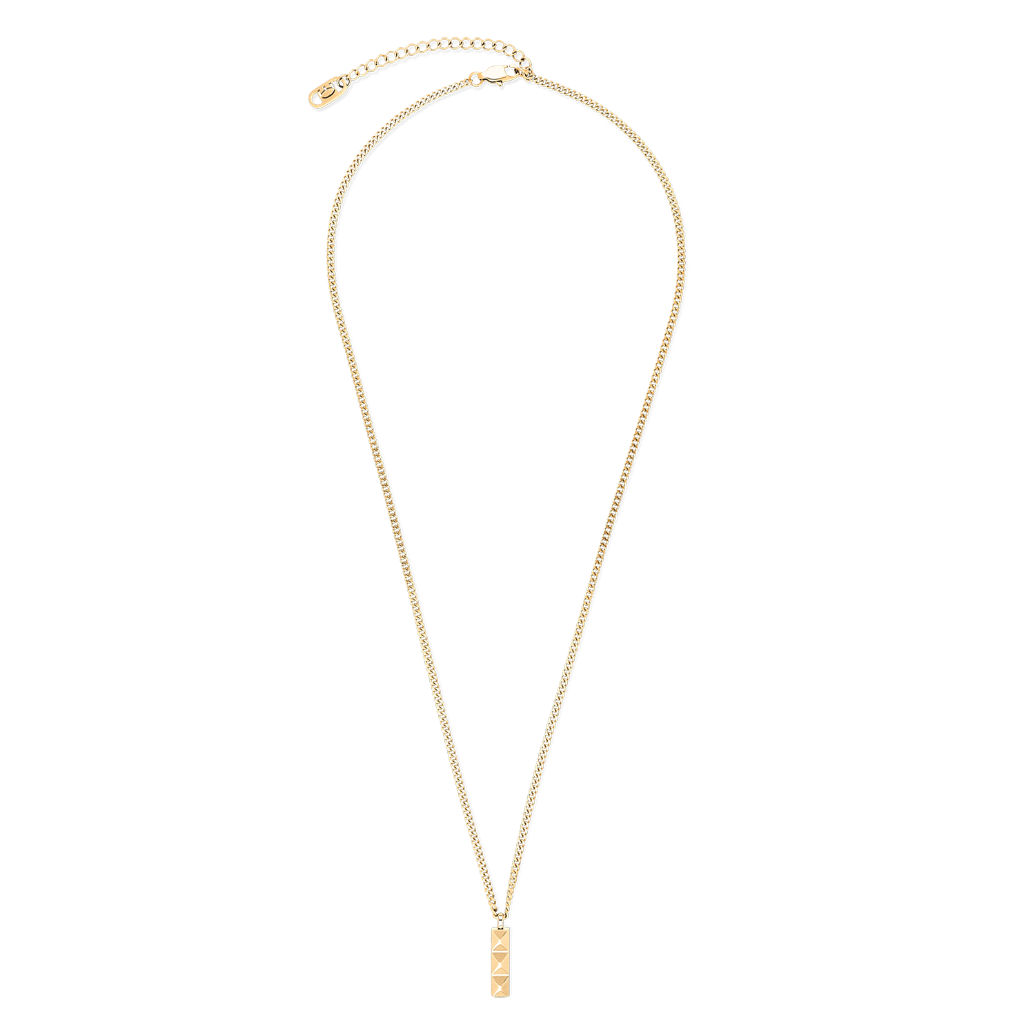 Collana Spikes Trio Bar oro