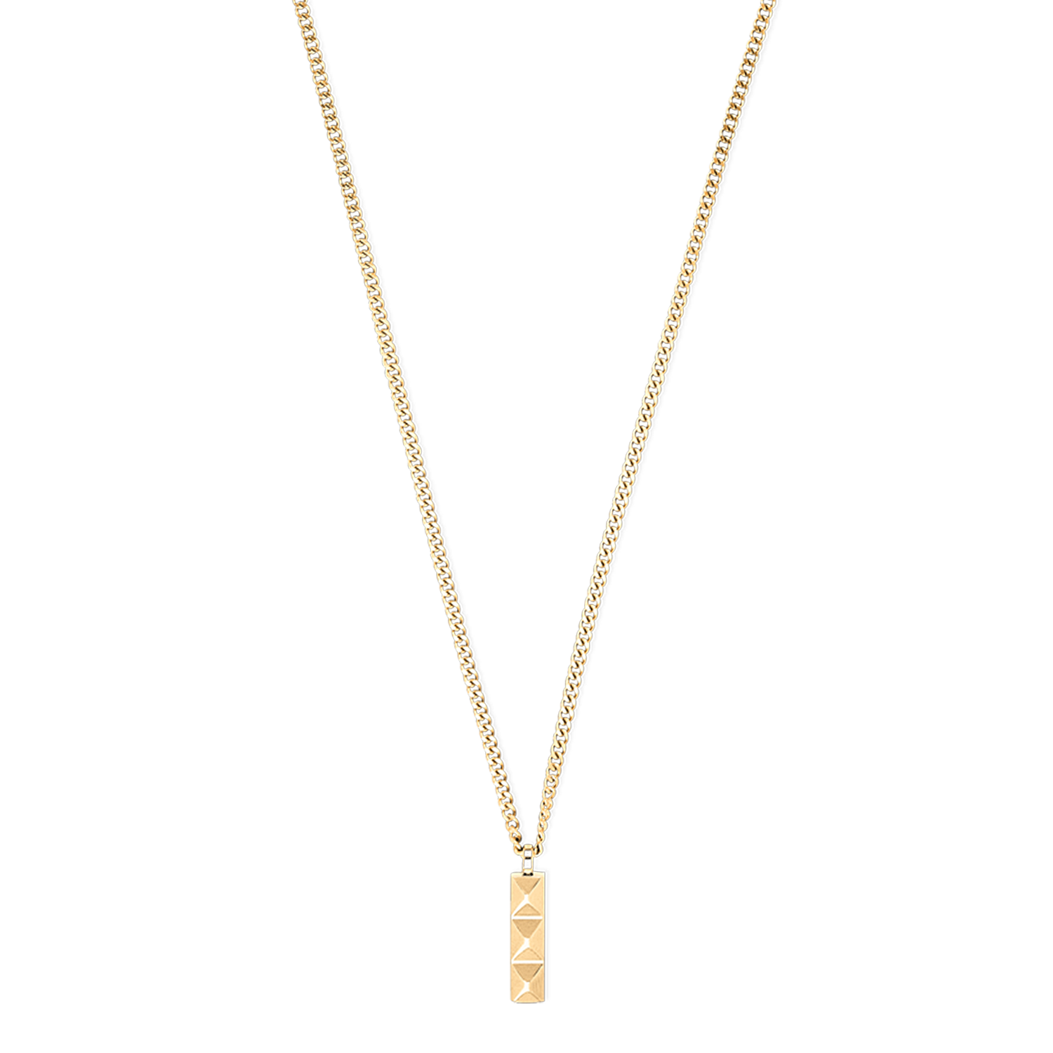 Collana Spikes Trio Bar oro