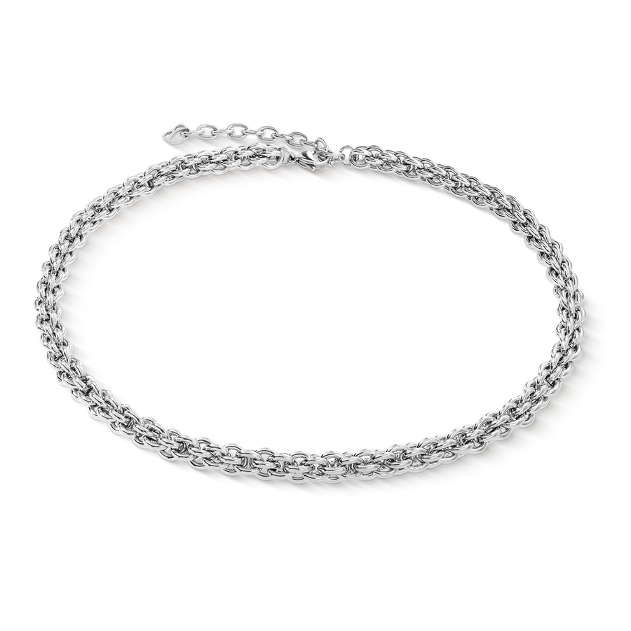 Collana Mesh Chain Classic argento