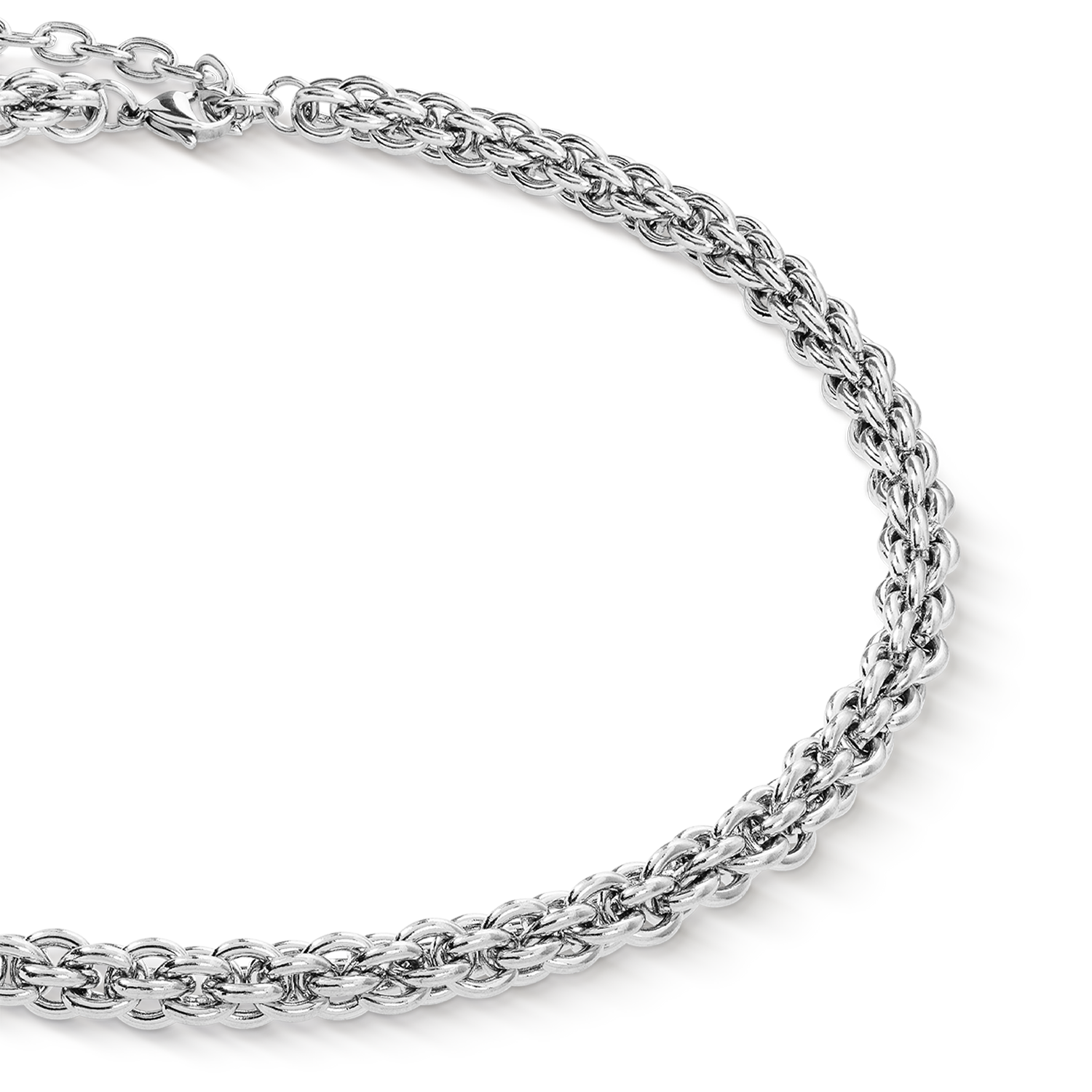 Collana Mesh Chain Classic argento