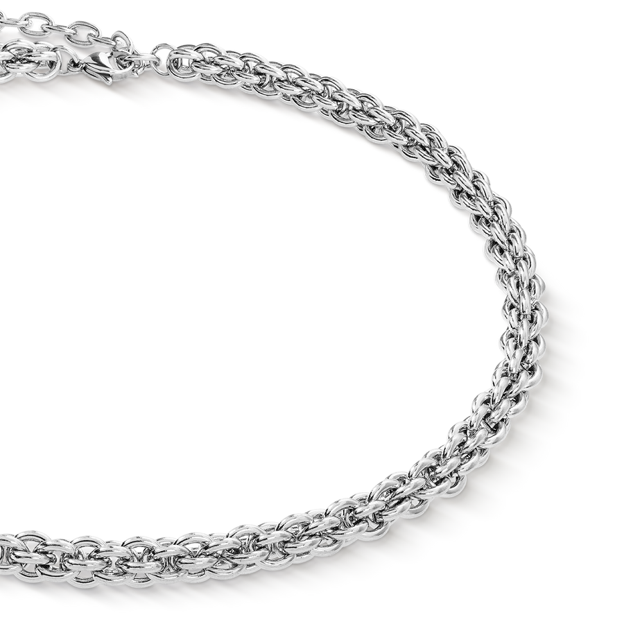 Collana Mesh Chain Classic argento