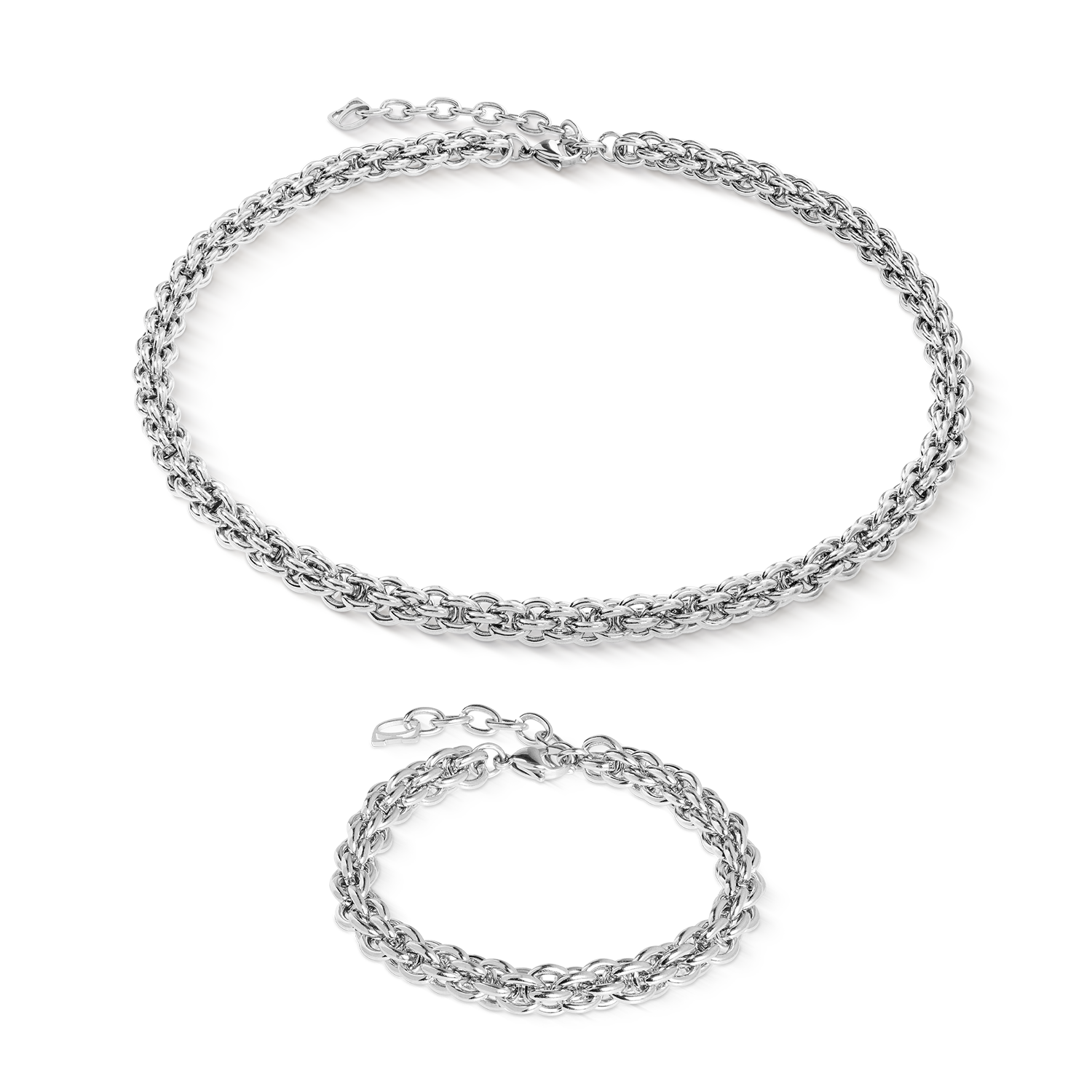 Collana Mesh Chain Classic argento