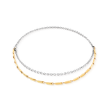Collana Twisted Layers Duo bicolore
