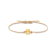 COEUR DE LION Fine Edition Bracciale Signature nude-oro – Vista frontale