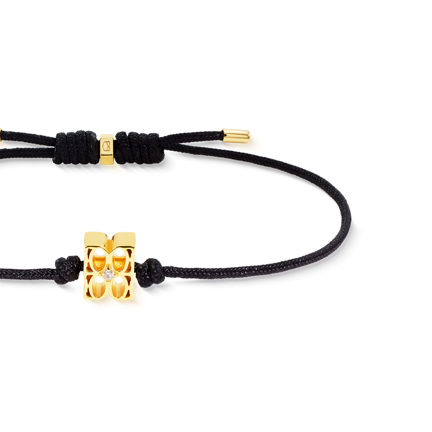 COEUR DE LION Fine Edition Bracciale Signature nero-oro – Anteprima