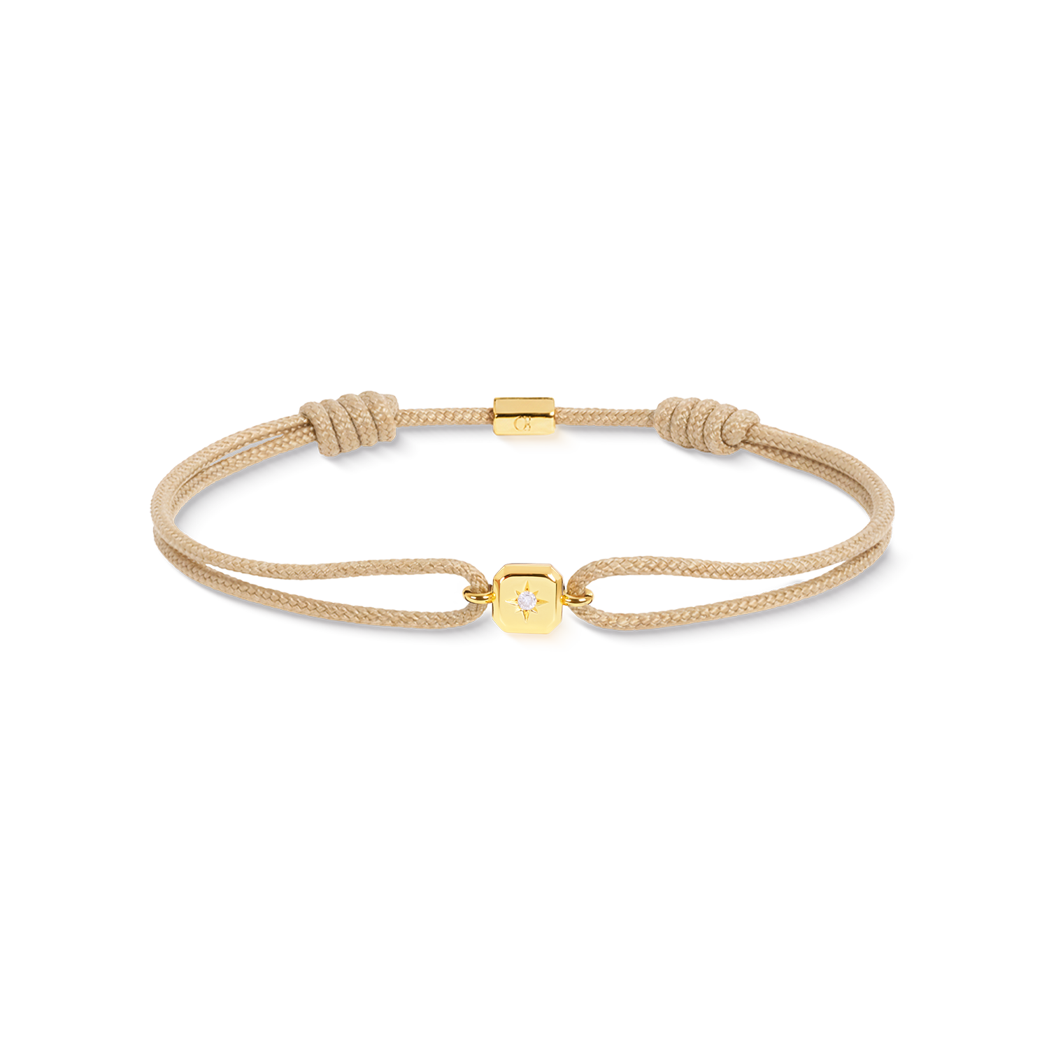 COEUR DE LION Fine Edition Bracciale Radiant nude-oro – Vista frontale