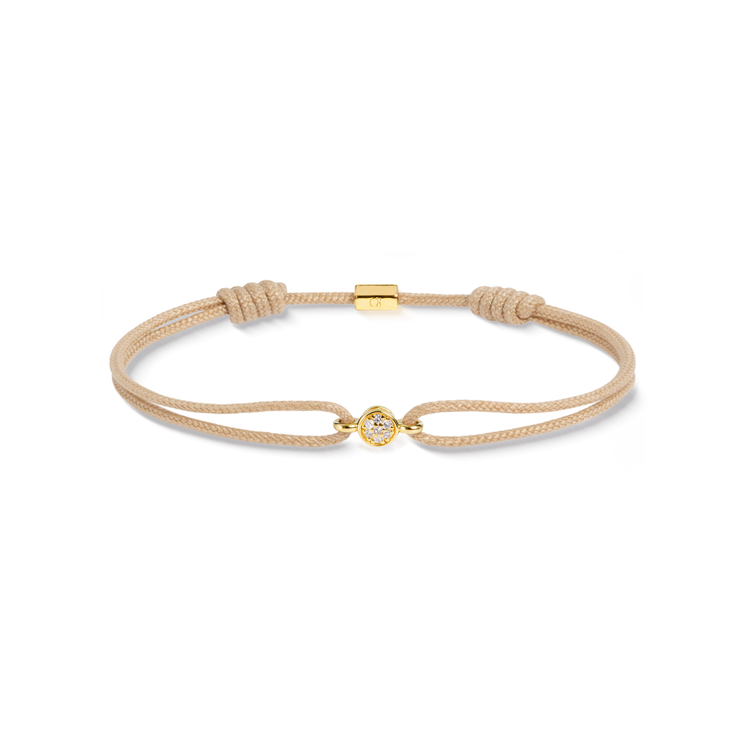 COEUR DE LION Fine Edition Bracciale Brilliant nude-oro – Vista frontale