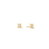 STATEMENT Collection Sparkling Square orecchini 6 mm oro