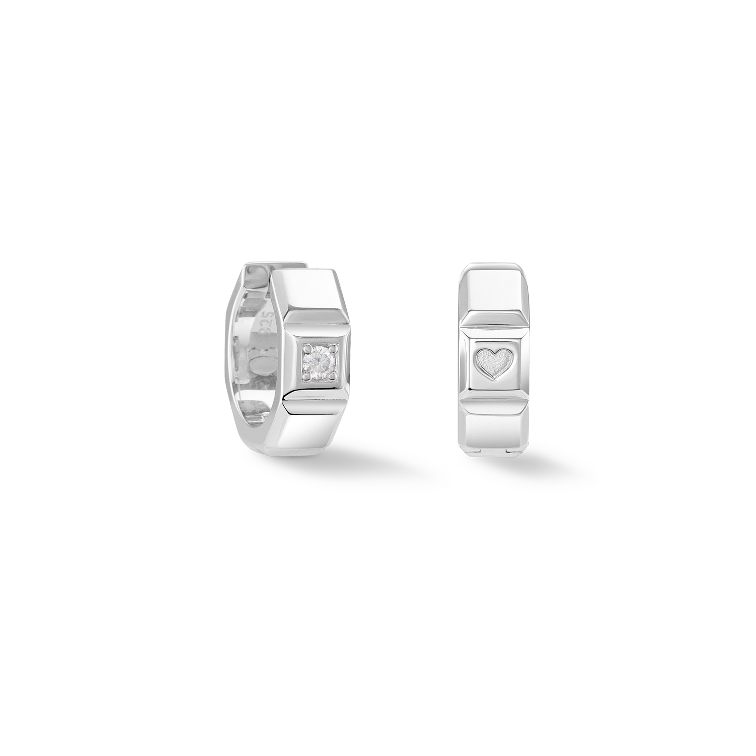 STATEMENT Collection Sparkling creole 17 mm argento