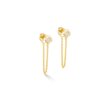 STATEMENT Collection Sparkling Spike Chain orecchini 6 mm oro