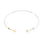 STATEMENT Collection collana rigido aperto bicolore