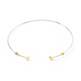 STATEMENT Collection collana rigido aperto bicolore