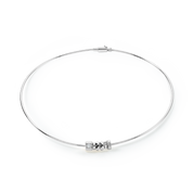 ELEMENTS Collection collana rigido argento