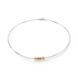 ELEMENTS Collection collana rigido bicolore