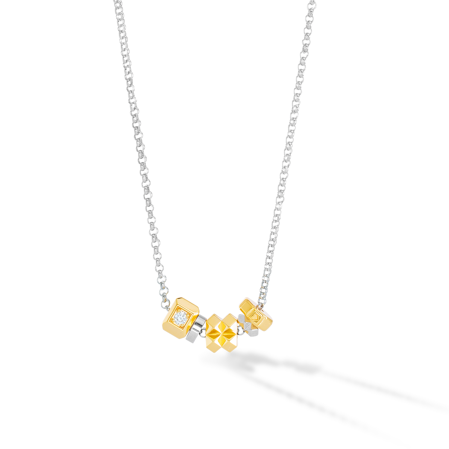ELEMENTS Collection collana bicolore