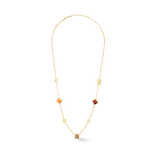 STATION Collection collana oro-rosso