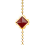 STATION Collection collana oro-rosso