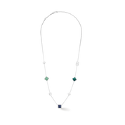 STATION Collection collana argento-blu