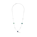 STATION Collection collana argento-blu