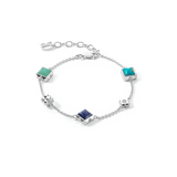 STATION Collection bracciale argento-blu