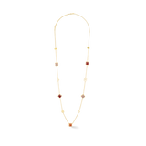 STATION Collection collana lungo oro-rosso