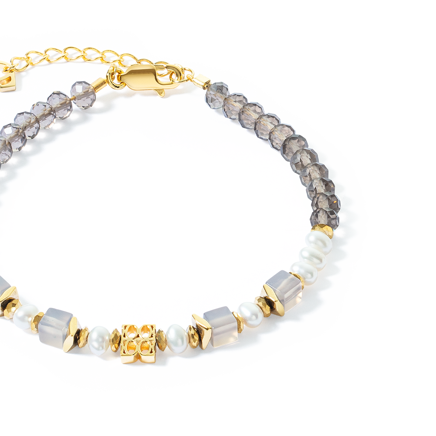 ICONIC Collection Classic Signature bracciale oro-taupe